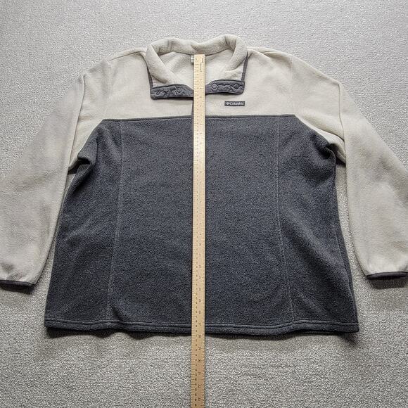 Columbia Men’s 3XL Fleece Pullover Two-Tone Outdoor Hiking Sweatshirt - Picture 3 of 5